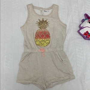 Girls Pineapple Romper Size L